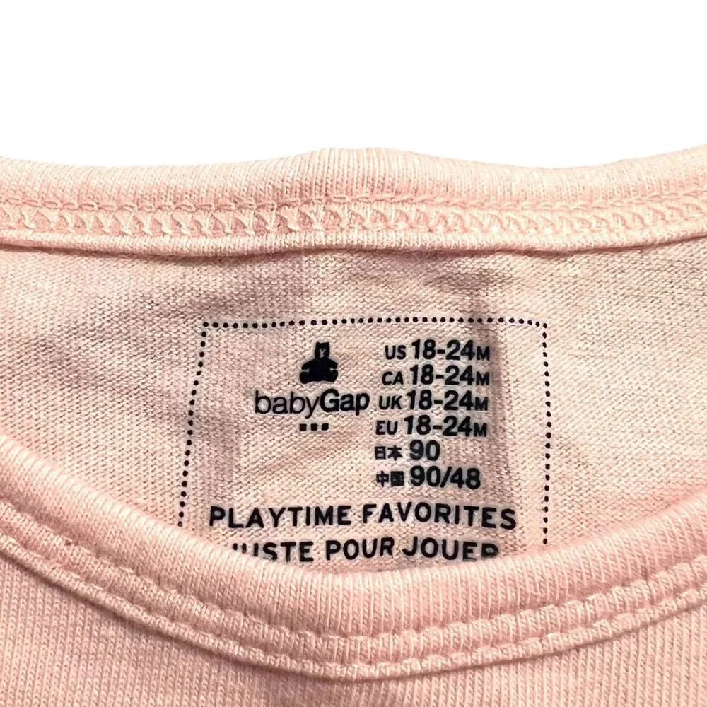 Baby Gap 18-24m Logo Appliqué Shirt